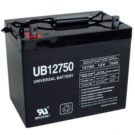 12v 75ah Grp 24 UPS Battery replaces Power-Sonic PS-12750, PS12750