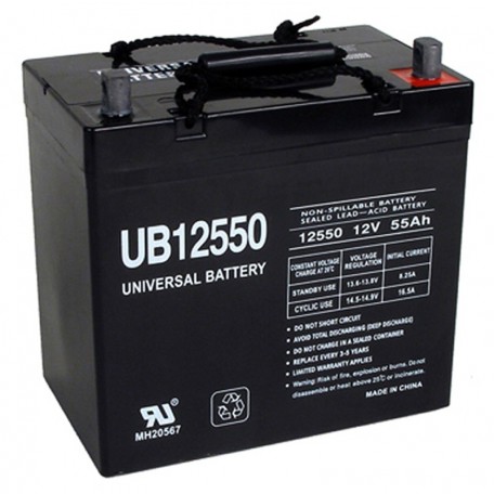 12v 55a 22NF UPS Battery replaces Johnson Controls GC12550, GC 12550