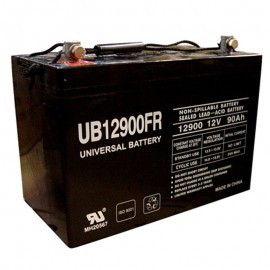 12v 90ah Flame Retardant UPS Battery replaces Yuasa NP90-12FR