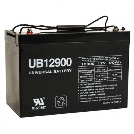 12v 90ah UB12900 UPS Battery replaces FullRiver DC90-12, DC 90-12