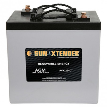 6v 224ah Deep Cycle Sun Xtender PVX-2240T SCADA Solar Battery