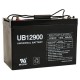 12v 90ah UPS Battery replaces 350w Fiamm 12 FLB 350, 12FLB350