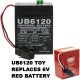 6 Volt Ride-On Toy Battery replaces Power Wheels 00801-0481