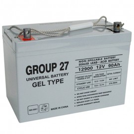 Universal Power 12v 90 ah UB-27 GEL Sealed Group 27 Solar Battery