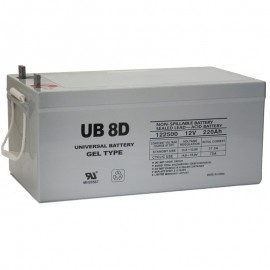 UB-8D GEL replaces Vision 12v 230 ah CG12-230X SCADA Solar Battery