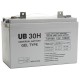 UB-30H GEL replaces Werker 12v 100ah SLAG12-100J Wheelchair Battery