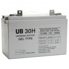 UB-30H GEL replaces Kung Long 12v 100a LG12390WU Wheelchair Battery