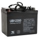 12v 35ah U1 Wheelchair Scooter Battery replaces Interstate DCM0035