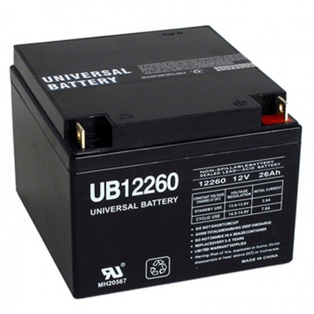12 Volt 26 ah UPS Backup Battery replaces Interstate DCM0026