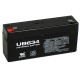 6 Volt 3.4 ah (12v 3.4a) UB634 Emergency Lighting Battery