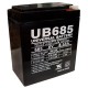 6 Volt 8.5 ah (12v 8.5a) UB685 Emergency Lighting Battery