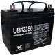 Pride Mobility BATLIQ1014 AGM 12 Volt, 35 Ah U1 Replacement Battery