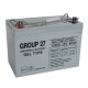 Universal Power UB-27 GEL 12 Volt, 90 Ah Sealed GEL Battery