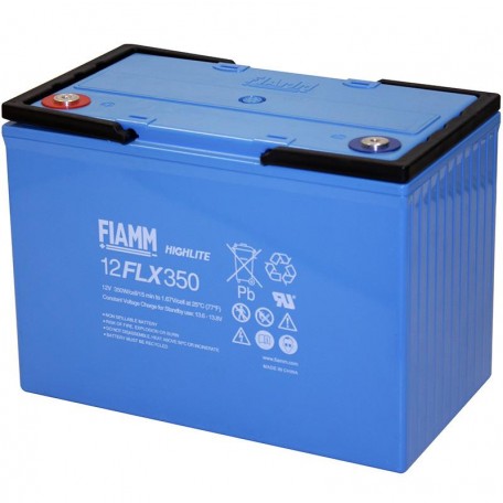 Fiamm 12FLX350 12 FLX 350 90ah 374wpc High Rate UPS Standby Battery