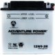 Adventure Power 12N9-3B (12V, 9AH) Motorcycle Battery