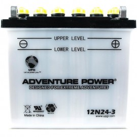 Yuasa 12N24-3 Replacement Battery