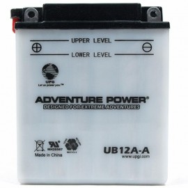 Adventure Power UB12A-A (YB12A-A) (12V, 12AH) Motorcycle Battery