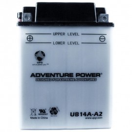 Adventure Power UB14A-A2 (YB14A-A2) (12V, 14AH) Motorcycle Battery