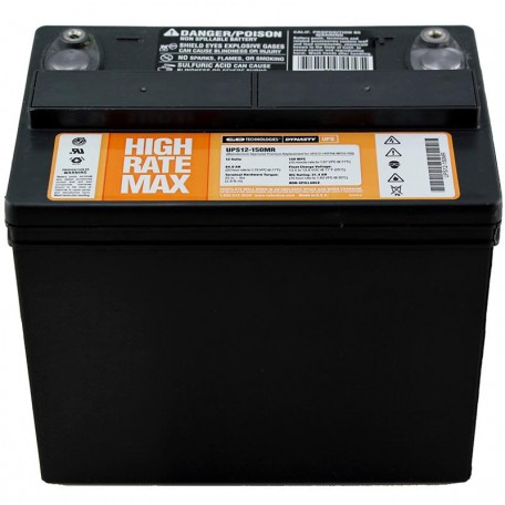 UPS12-150MR C&D UPS Battery for Deka Unigy U1HR1500FR, U1 HR 1500 FR