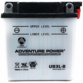 Adventure Power UB3L-B (YB3L-B) (12V, 3AH) Motorcycle Battery