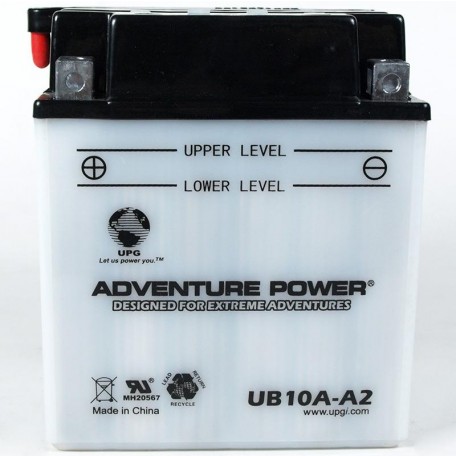 Adventure Power UB10A-A2 (YB10A-A2) (12V, 11AH) Motorcycle Battery