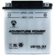 Adventure Power UB10L-B2 (YB10L-B2) (12V, 11AH) Motorcycle Battery