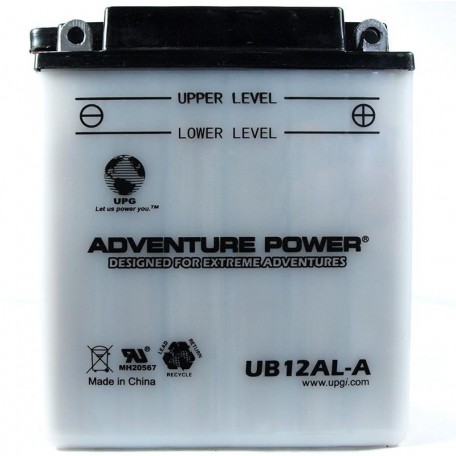 Adventure Power UB12AL-A (YB12AL-A) (12V, 12AH) Motorcycle Battery