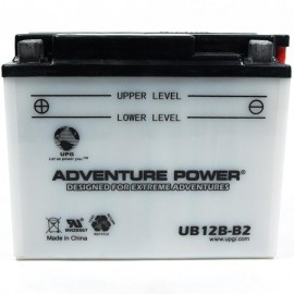 Adventure Power UB12B-B2 (YB12B-B2) (12V, 12AH) Motorcycle Battery
