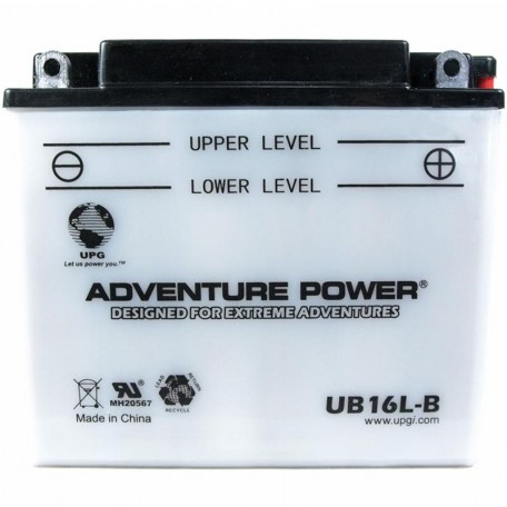Adventure Power UB16L-B (YB16L-B) (12V, 19AH) Motorcycle Battery