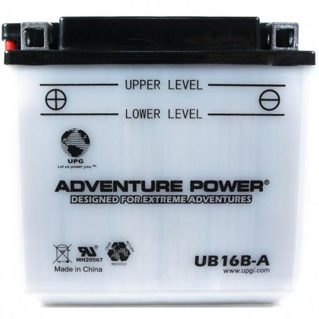 Adventure Power UB16B-A (YB16B-A) (12V, 16AH) Motorcycle Battery