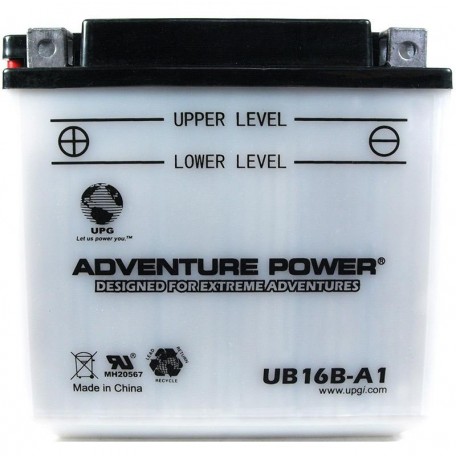 Adventure Power UB16B-A1 (YB16B-A1) (12V, 16AH) Motorcycle Battery