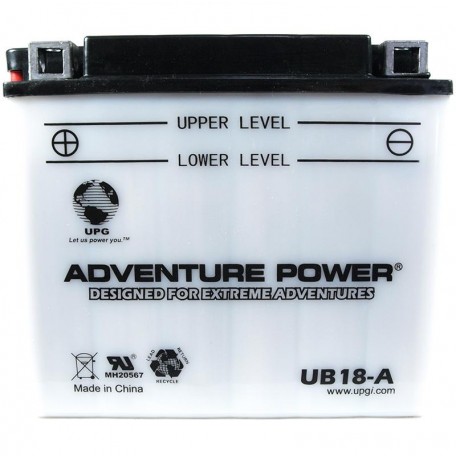 Adventure Power UB18-A (YB18-A) (12V, 18AH) Motorcycle Battery