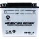 Adventure Power UB18L-A (YB18L-A) (12V, 18AH) Motorcycle Battery
