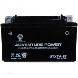 Adventure Power UTX7A-BS (YTX7A-BS) (12V, 6AH) Motorcycle Battery