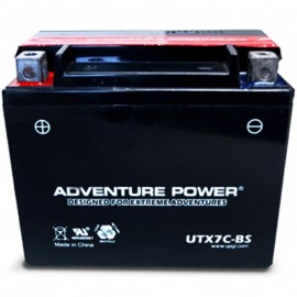 Adventure Power UTX7C-BS (12N6.5-4B or 12N6.5A-4B) Motorcycle Battery