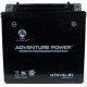 Adventure Power UTX14L-BS (YTX14L-BS) (12V, 12AH) Motorcycle Battery