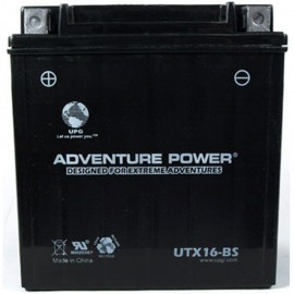 Adventure Power UTX16-BS (YTX16-BS) (12V, 14AH) Motorcycle Battery