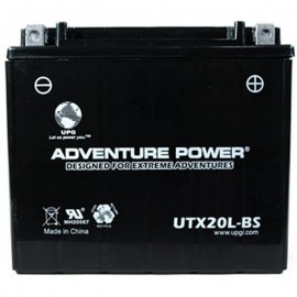 Adventure Power UTX20L-BS (YTX20L-BS) (12V, 18AH) Motorcycle Battery