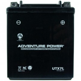 Adventure Power UTX7L (YTX7L-BS) (12V, 6AH) Motorcycle Battery