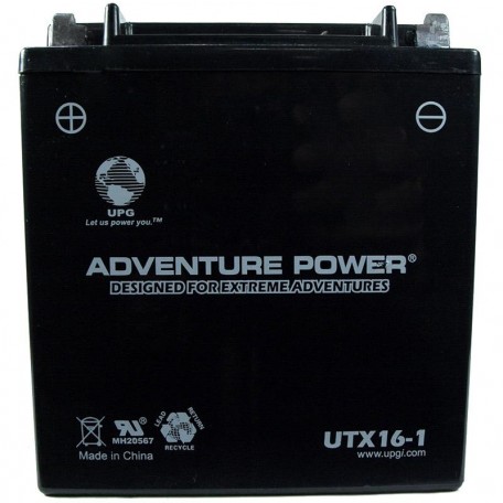Adventure Power UTX16-1 (YTX16-BS-1) (12V, 14AH) Motorcycle Battery