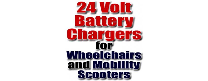 24 Volt Battery Chargers for Wheelchairs and Mobility Scooters