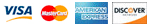visa, mastercard, american express, discover card